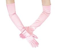 Dcfbkl Guanti da sposa lunghi per le donne formali performance danza banchetto ballo guanti da sposa guanti lunghi per sposa, B, Taglia unica