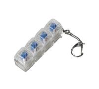Dcfbkl Interruttori Tester Portachiavi Ciondolo Con Luce LED Per Testare Tastiera Meccanica Interruttori Stress Relief Giocattolo Base Acrilica