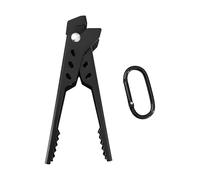 Dcfbkl La ciotola regolabile supporta lo strumento Design in alluminio resistente alla corrosione per una manipolazione sicura dei piatti durante i viaggi nella natura (119) Supporto per pentole con