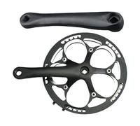 Dcfbkl La precisione della guarnitura della bici della strada delle leghe di alluminio di durevolezza ha progettato guarniture per gli appassionati di velocità Pignone piegato biciclette