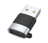 Dcfbkl Lega di alluminio USB3.0 maschio a tipo C femmina connettore convertire interfaccia di tipo C a USB per la ricarica e il trasferimento dati