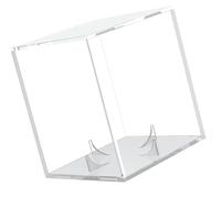 Dcfbkl Scatole di esposizione del baseball acrilico trasparente scatola di esposizione del supporto di calcio con il basamento per la raccolta di pallacanestro pallavolo baseball titolare con