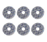 Dcfbkl Set di 6 panni di pulizia riutilizzabili in microfibra per T20 X1 accessori di ricambio robotici per lavaggio a umido lavabile riutilizzabile in microfibra di ricambio panno in microfibra