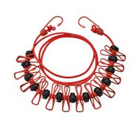 Dcfbkl Stendibiancheria da viaggio estensibile stendibiancheria da viaggio regolabile in grado di stendino retrattile corda antivento con 12 clip filo di asciugatura per bucato