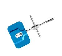 Dcfbkl Strumento di rimozione della ruota Set di bobine di rimozione del perno del cuscinetto a sfera Manutenzione Smontaggio Chiave di riparazione di pesca