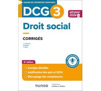DCG 3 - Droit social - Corrigés - Réforme 2026-2027