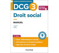 DCG 3 Droit social: Manuel