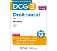 DCG 3 - Droit social - Manuel - Réforme 2026-2027