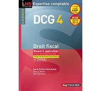 DCG 4 - Droit fiscal - Manuel et applications - 9e édition - Millésime 2015-2016 by Alain Burlaud (2015-08-26)