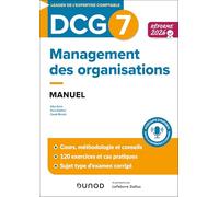 DCG 7 - Management des organisations - Manuel - Réforme 2026-2027