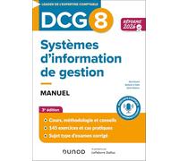DCG 8 Système d'information de gestion - Manuel - Réforme 2026-2027