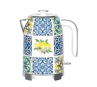BOLLITORE ELETTRICO KETTLE BOLLI ACQUA TISANE MAIOLICHE ACCIAIO 2200 W DCG FAMIL