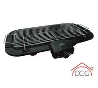 DCG BQS2496 Bistecchiera Barbecue elettrico da tavolo, 2000 W. Resistenza rem...