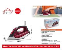 DCG DB8055 - Ferro da Stiro con Piastra in Acciaio Inossidabile. Tasto Spray....