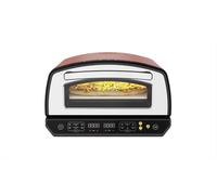 Forno Pizza Elettrico XXL, 2200W, Piano in Pietra Refrattaria 33x33 cm, 20L, Temperatura 450°, Pala in Alluminio