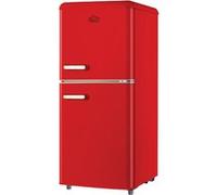 DCG Eltronic MF110RCDP Frigorifero Combinato A Libera Installazione, Autoscongelamento Defrost, Termostato Regolabile, Rosso