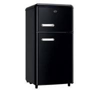 DCG MF110BCDP FRIGO DOPPIA PORTA LINEA RETRO' 110LT E NERO