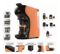 Dcg Macchina Del Caffè Universale - ES6517 - Arancio e Nera +KIT DEGUSTAZIONE