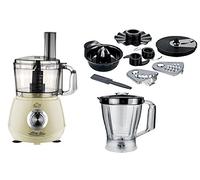 DCG - Robot Tritatutto Da Cucina 800w Mixer Elettrico, Multifunzione Vintage. Colore Beige (KM6320C)