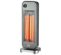 DCG SA9816 - Stufa al Carbonio Oscillante, 2 Livelli di Riscaldamento 450W e 900W, Elettrica a Basso Consumo, Griglia di Protezione e Sistema di Sicurezza Anti-Ribaltamento, cm. 25,5x20,5x69