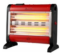 DCG Stufa elettrica ad Infrarossi al Quarzo Potenza 1600 Watt colore Nero / Rosso - SA9424