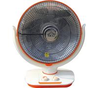 DCG Stufa elettrica al carbonio Potenza 900 watt Oscillante colore Bianco Arancio - SA9660N