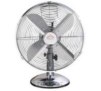 DCG Eltronic ventil. pl. ve1612 ss acciaio 3 marce, altalena, tavolo, 30 cm, lame color argento