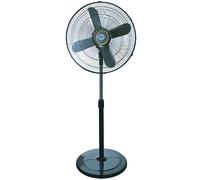 DCG Eltronic Ventilatore a piantana VE1655B 3 velocità oscillante base circolare 60W Ø 50 cm