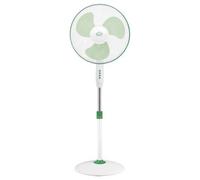 Dcg Ventilatore Pavimento Colonna Bianco e Verde VE1670G 50W 40cm 3 pale