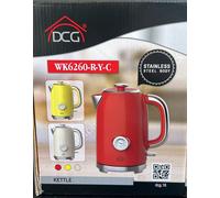DCG WK6260R BOLLITORE CON MANOMETRO 1,7 LITRI COLORE ROSSO