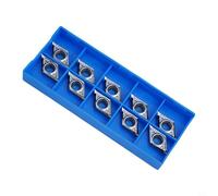 DCGT11T302-LH Inserti di tornitura in carburo per alluminio, per tornio CNC con Chipformer LH per la finitura di metalli non ferrosi, rame e magnesio