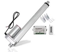 DCHOUSE 1000 N 250 mm Hub max trasmissione lineare, motore DC 12 V con attuatori lineari, motore senza fili con supporti di montaggio per apriporta elettronico, medico, elettrico