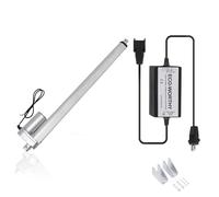 DCHOUSE Attuatore lineare DC 12 V 1500 N 450 mm Hub max lineare, con attuatore lineare da 12 V AC/DC, controller, telecomando per apriporta elettrico e applicazioni automatiche