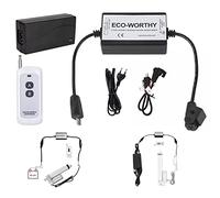 DCHOUSE - Controller per attuatore lineare DC 8-30V Kit telecomando wireless per controllo motore 5A con alimentatore/adattatore 12V AC/DC per attuatori lineari