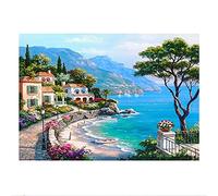 DCIDBEI 50 x 40 cm Full Square Drill 5D DIY Diamond Painting Seaside Paesaggio Paesaggio Ricamo Mosaico Punto Croce Tela Arte Parete Quadrato Cristallo Art Kit Adesivi Famiglia Ornamenti