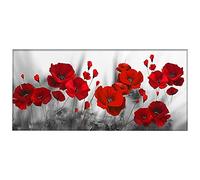 DCIDBEI Diamond Painting 5D fai da te Completo Trapano Fiore Diamante Arte Rosso Rosa Kit Punto Croce Adulti Strass Ricamo Artigianato Forniture Arte Cristallo Accessori per la Casa 100 x 50 cm