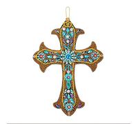 DCIDBEI || Diamond Painting Crocifisso da parete || 17cm*25cm|| croce con pittura diamante perline artigianato cristallo || Decorazione da appendere alla parete della religione di Gesù
