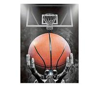 DCIDBEI Pittura Diamante DIY Pallacanestro 30x40 cm Diamond Painting Kit Completo Pallacanestro Puzzle Pallacanestro Dipingere con i Numeri Kit Principianti Pallacanestro per Camera da Letto Ufficio