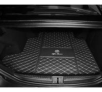 Dciustfhe Auto Tappetino Bagagliaio, per Alfa Romeo Stelvio 2017-2021 2022 Pelle Copri Baule Tappetini Completamente Chiuso Impermeabile graffio Accessori,Black-Single