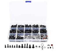 Dciustfhe Kit di 500 per auto RC Kit di esagonali M3 Dado Hillle Fibbia RC Kit di riparazione per Arrma 1/8-1/16 RC Auto