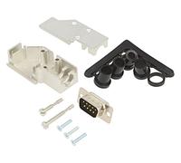 DCMR09-ULP-DBP-K D-Sub PIN: 9 connettori maschio con angolo di 90° saldati ne...