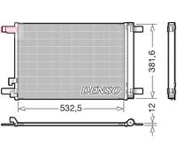 DCN02048 DENSO Condensatore, Climatizzatore per AUDI,CHANGAN,CUPRA,SEAT,SKODA,VW