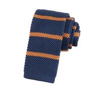 DCNIYT Cravatte in maglia a righe per uomo donna casual slim uomo cravatte magro lavorato a maglia cravatta per festa di nozze marrone cravatta stretta, LD65310, Taglia unica