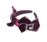 DCOJUZBO TRUSTTWO Fascia for Capelli Geometrica a Farfalla in Tessuto New Baroque Bow Fascia for Capelli con Strass Geometrici Dance Party Cocktail Personality Headband The New