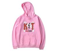 DCOKUS Felpa con cappuccio Kill Tony KT Lightning unisex casual a maniche lunghe, rosa, L