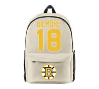 DCOKUS Happy Gilmore 2 Merch 2025 - Zaino unisex con cerniera, alla moda, Beige, Taglia unica