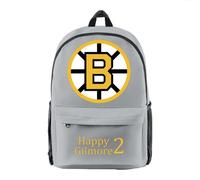 DCOKUS Happy Gilmore 2 Movie 2025 Merch, zaino unisex con cerniera, borsa da viaggio alla moda, Grigio, Taglia unica