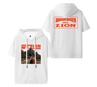 DCOKUS Josiah Queen Mt Zion Merch - Maglietta unisex a maniche corte, abbigliamento casual alla moda, bianco, 3XL