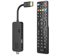 Dcolor Decoder Digitale Terrestre 2026 - Decoder DVB-T2 HDMI TV Stick, Dolby Audio HD 1080P H265 HEVC Main 10 Bit, Supporto USB WiFi/PVR