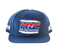 D'cor Visuals Cappello Snapback - Compatibile con Honda HRC Riders - Navy Flat Brim Cap - Taglia unica per appassionati di MX e Off-Road